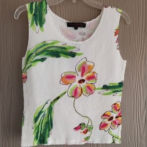 Pleats Collection Floral Top Small